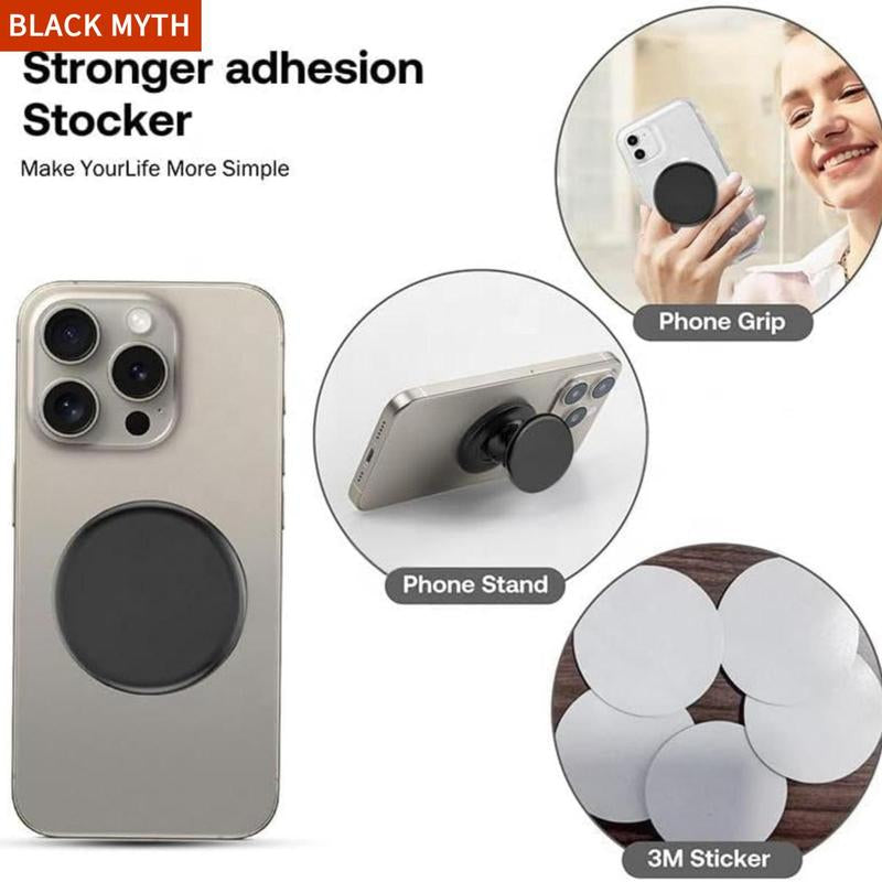 Grip. Stand. Style. 2-Pack Silicone Phone Grips for Secure Hold & Hands-Free Use