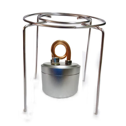 Ultralight Fire, Huge Flavor — Your Portable Mini Aluminum Alcohol Stove, Built for the Wild