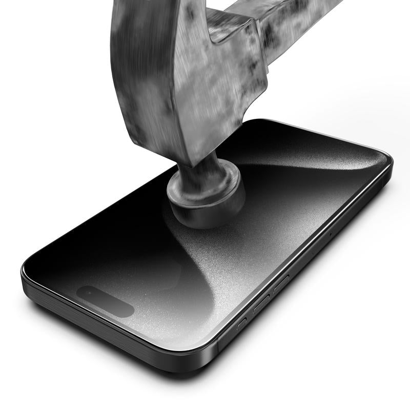 UnBreak-Glass 28° Anti-Spy iPhone Screen Protector — Full-Coverage 9H Tempered Glass with Zero Bubbles